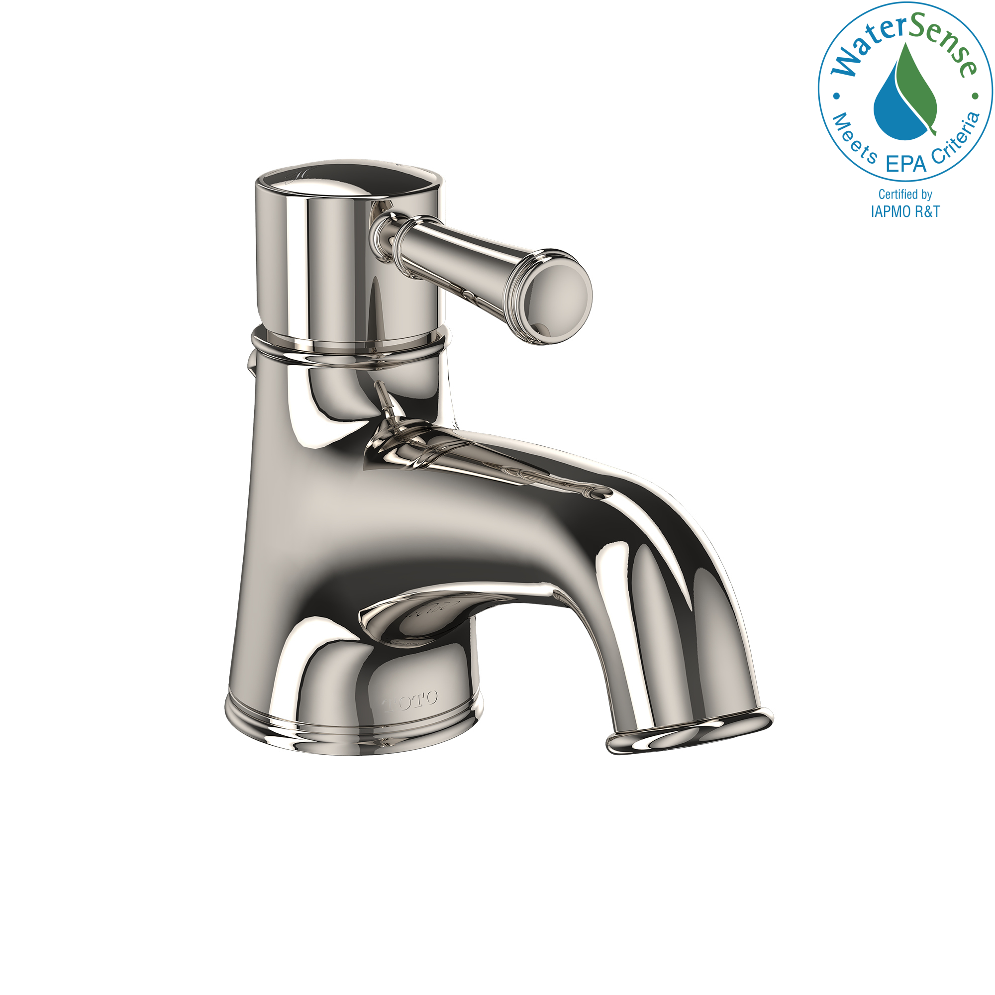 TOTO® Vivian™ Single Handle 1.5 GPM Bathroom Sink Faucet, Polished Nickel - TL220SD#PN