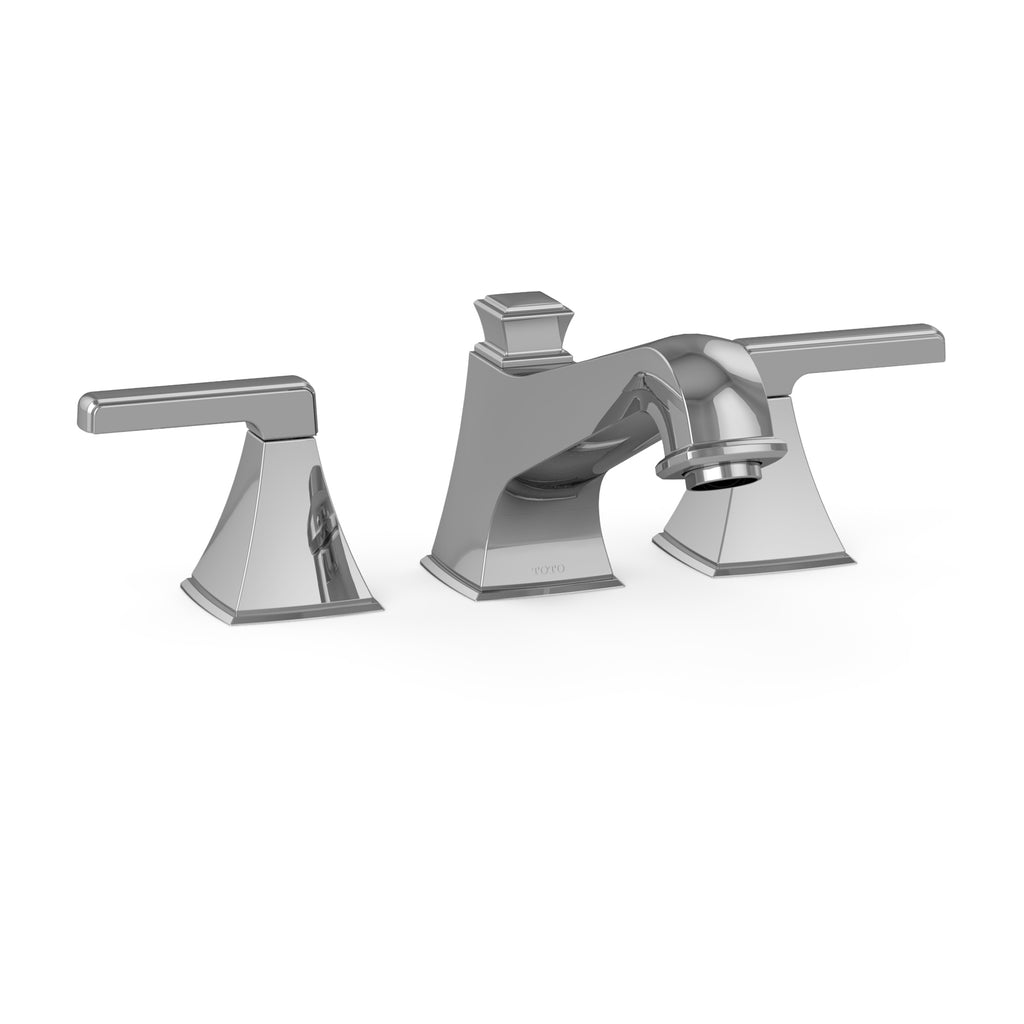 TOTO® Connelly® Two Handle Deck-Mount Roman Tub Filler Trim, Polished Chrome - TB221DD#CP