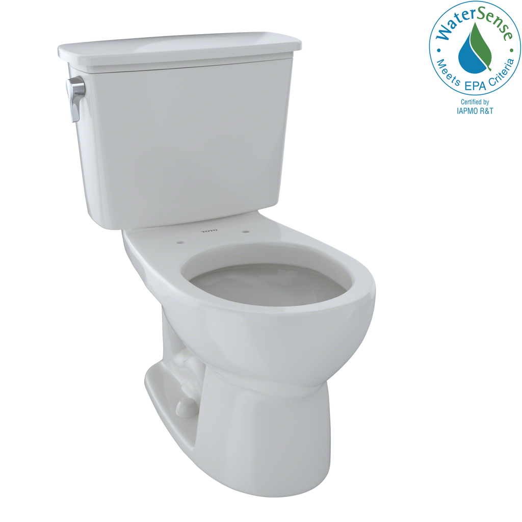 TOTO® Eco Drake® Transitional Two-Piece Round 1.28 GPF Toilet, Colonial White - CST743EN#11