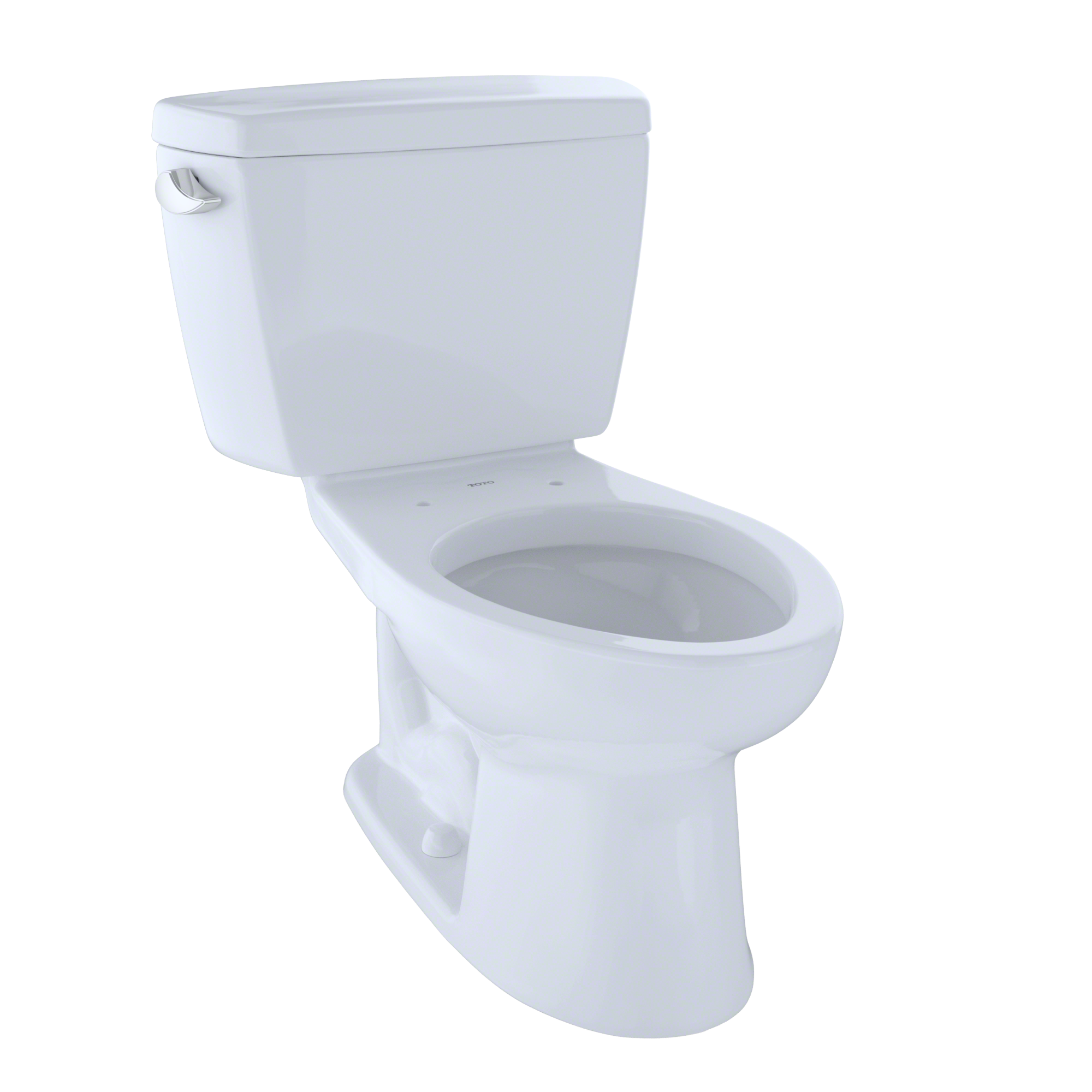 TOTO® Drake® Two-Piece Elongated 1.6 GPF Universal Height Toilet for 10 Inch Rough-In, Cotton White - CST744SF.10#01