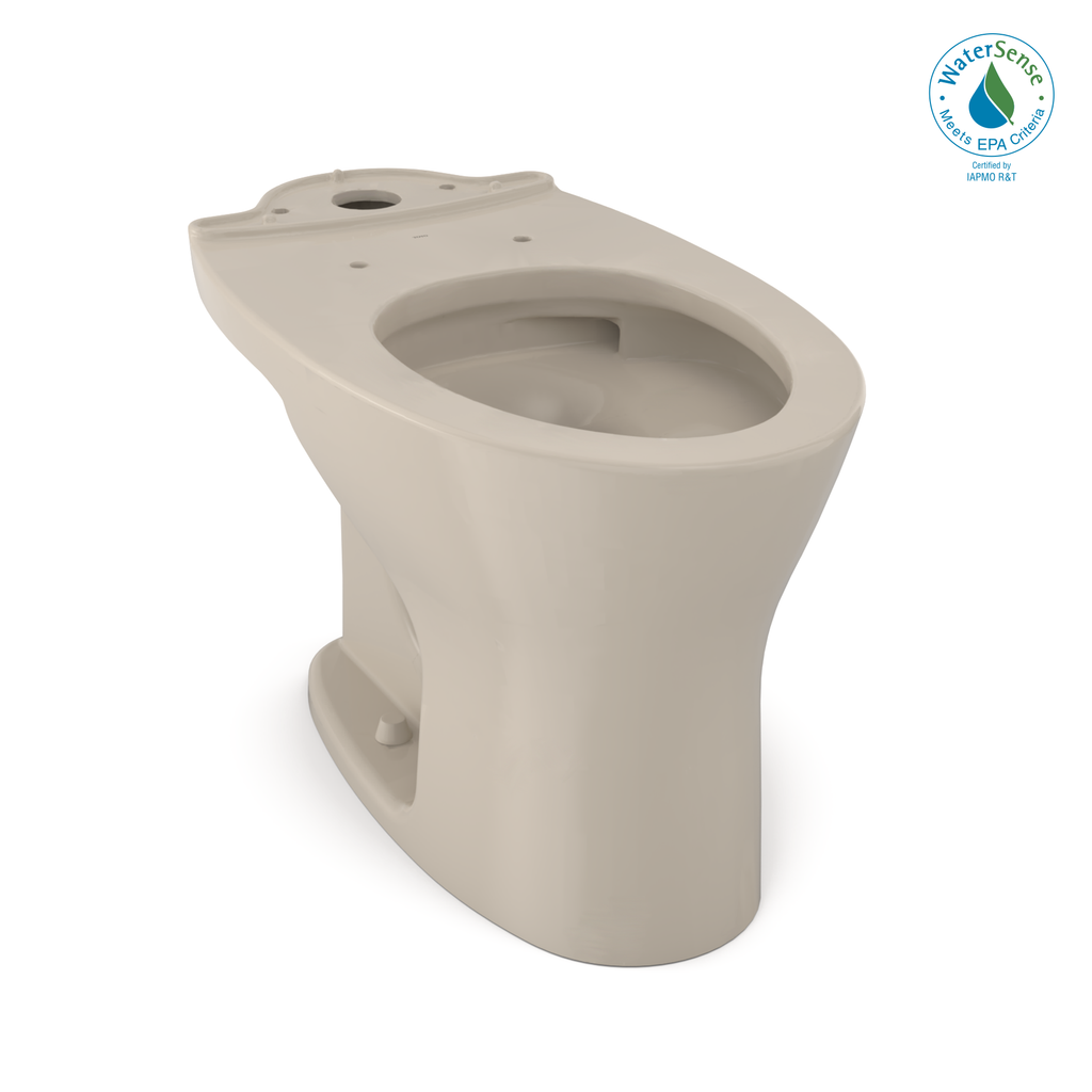 TOTO® Drake® Dual Flush Elongated Toilet Bowl with CEFIONTECT®, Bone - CT746CUG#03