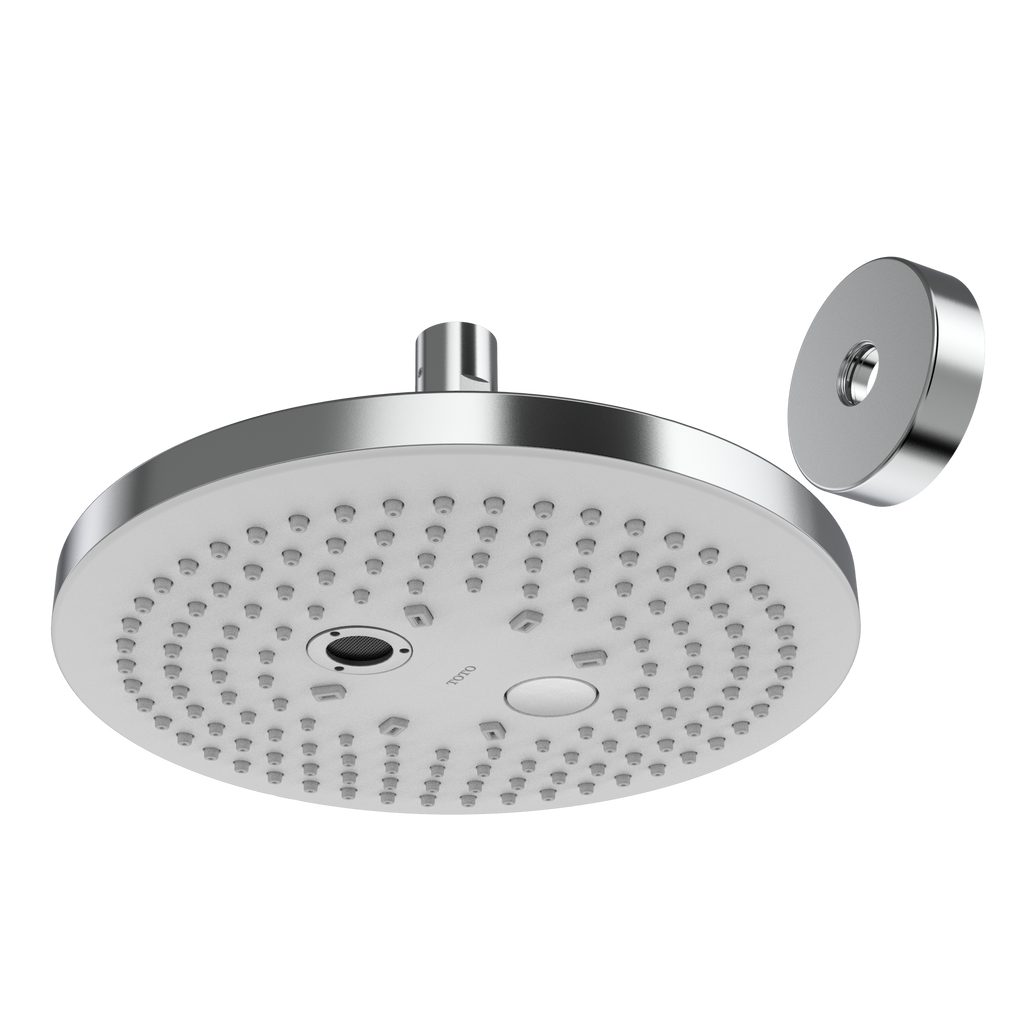 TOTO® G Series Round Two Spray Modes 8.5 inch 2.5 GPM Showerhead with COMFORT WAVE™ and WARM SPA™, Polished Chrome - TBW01004U1#CP