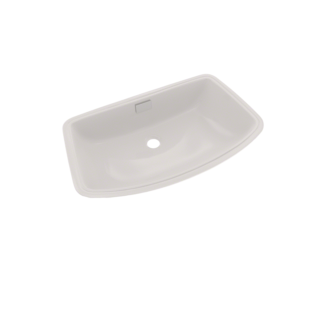 TOTO® Soirée® Arched Front Rectangular Undermount Bathroom Sink, Colonial White - LT967#11