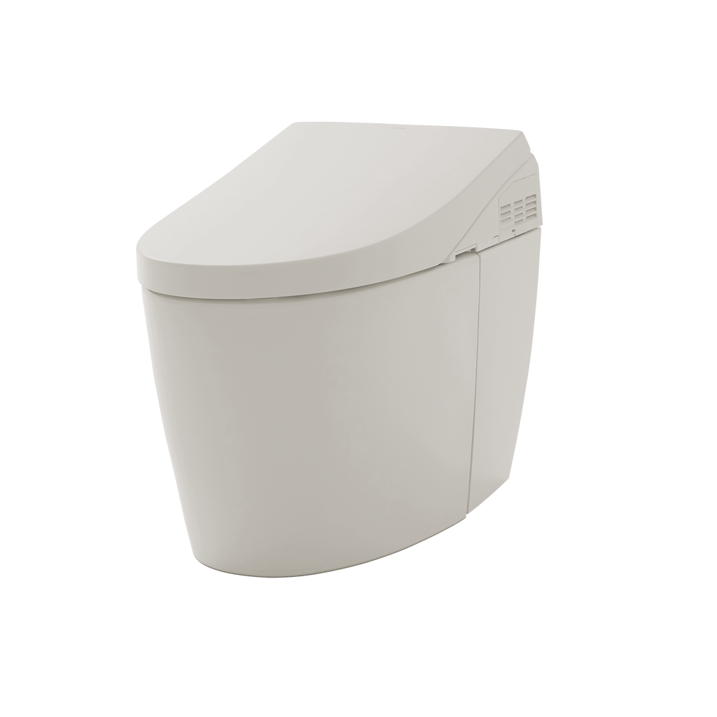 TOTO®NEOREST® AH Dual Flush 1.0 or 0.8 GPF Toilet with Intergeated Bidet Seat and EWATER+, Sedona Beige- MS989CUMFG#12