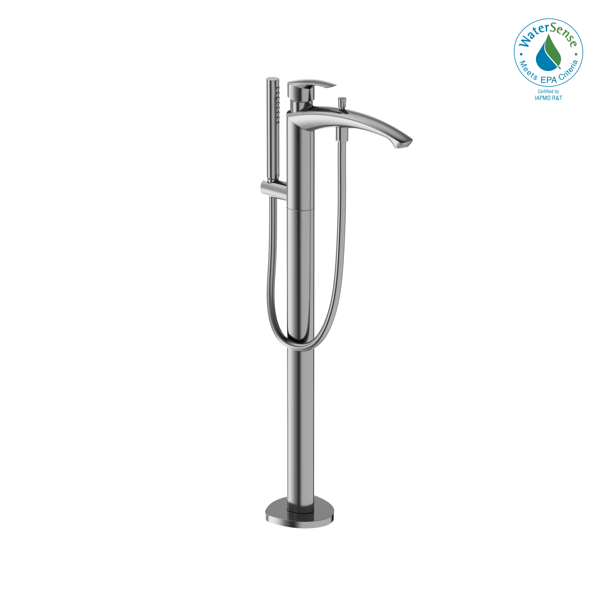 TOTO® GM Single-Handle Free Standing Tub Filler with Handshower, Polished Chrome - TBG09306U#CP