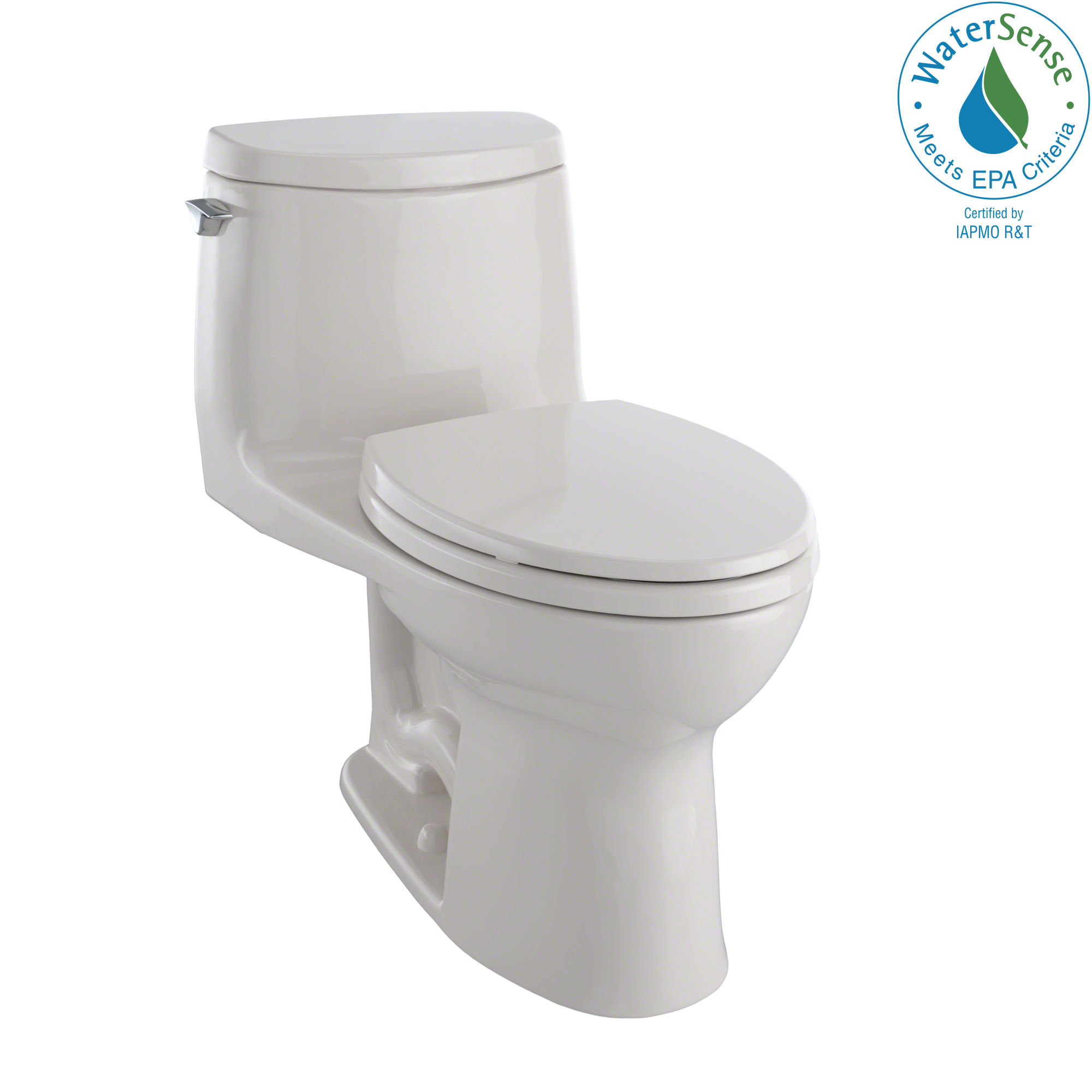 TOTO® UltraMax® II 1G® One-Piece Elongated 1.0 GPF Universal Height Toilet with CeFiONtect™, Sedona Beige - MS604114CUFG#12