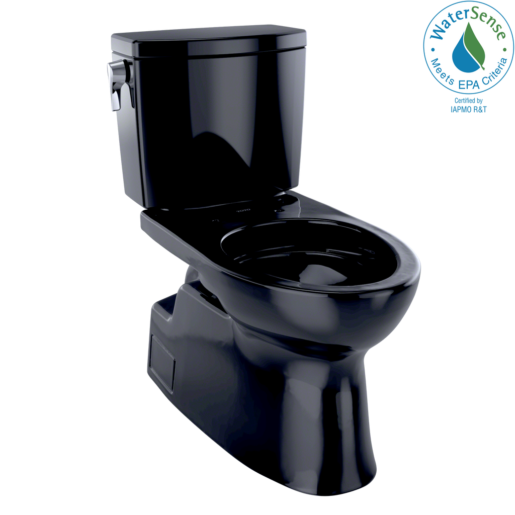 TOTO® Vespin® II 1G® Two-Piece Elongated 1.0 GPF Universal Height Skirted Design Toilet, Ebony - CST474CUF#51