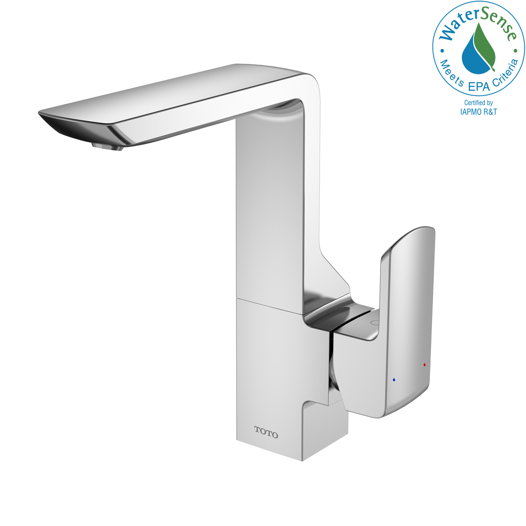 TOTO® GR 1.2 GPM Single Side Handle Bathroom Sink Faucet with COMFORT GLIDE™ Technology, Polished Chrome - TLG02309U#CP
