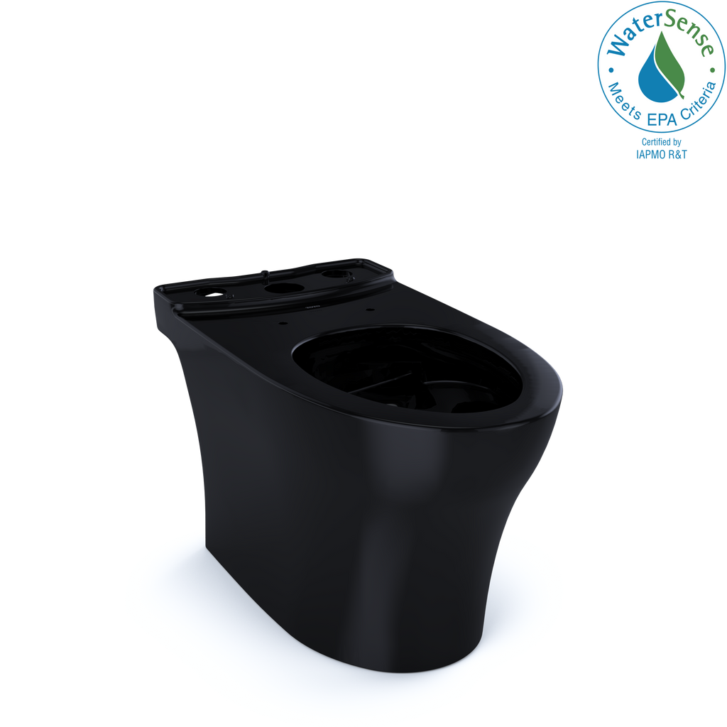 TOTO® Aquia® IV Elongated Universal Height Skirted Toilet Bowl, WASHLET®+ Ready, Ebony - CT446CUFT40#51